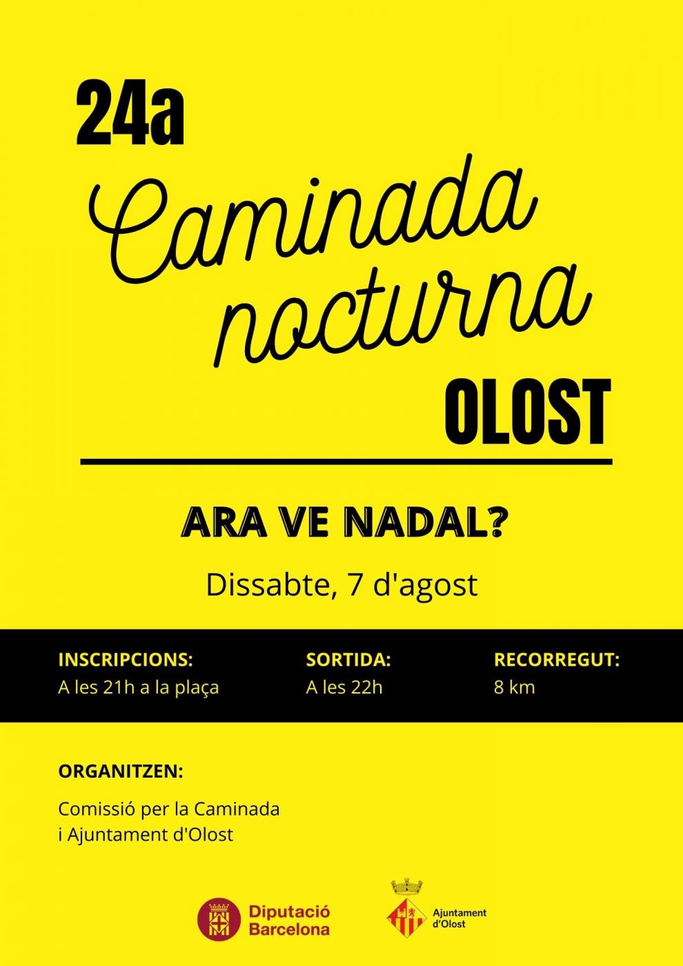 Visualitzeu el video de la Caminada Nocturna 2021: Ara ve Nadal?